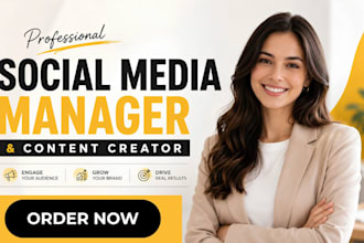 be your social media manger, content creator, and instagram marketing manager