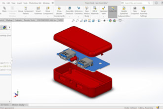 design pcb enclosure, plastic enclosure and product housing in solidworks