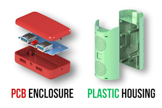 design pcb enclosure and plastic housing in solidworks
