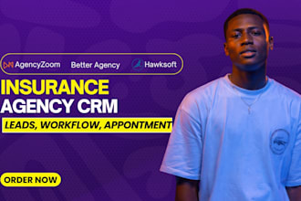 automate your insurance agency CRM with agencyzoom, better agency, and hawksoft