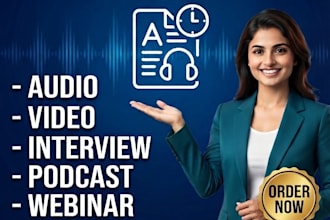 transcribe audio to text and do video translation
