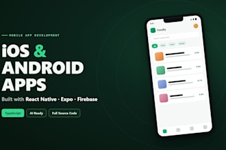 develop your ios android app with react native expo and firebase