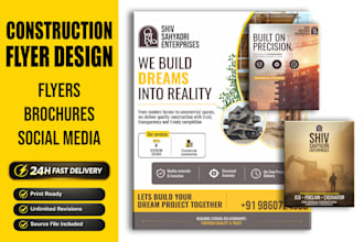 design professional flyer in 6 hours