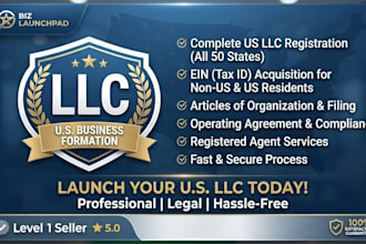 be your professional llc registration consultant in any state of US