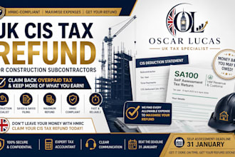 file your UK cis tax refund for construction subcontractors and builders, sa100