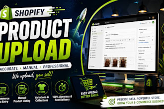 do shopify product uploading and variations listing
