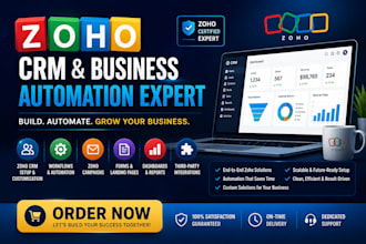 zoho crm setup zoho commerce zoho campaigns zoho form books zoho landing page