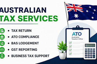handle australian tax return, ato compliance, bas and gst reporting