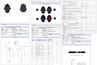 design a fashion collection with mood boards illustration