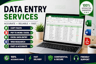 web research and collect data professionally