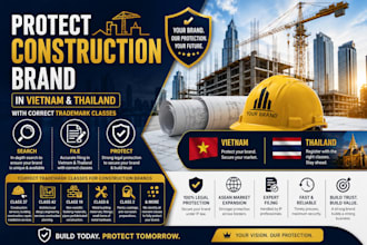 protect construction brand in vietnam thailand with correct trademark classes