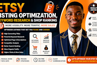 optimize etsy SEO etsy listing etsy keywords and etsy shop ranking