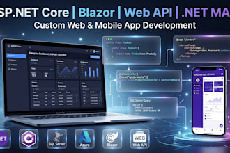 develop asp net core mvc web API blazor and net maui applications
