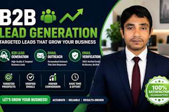 do b2b targeted lead generation, web research, and email list building