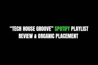 review your tech house track to my playlist network