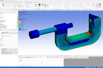 do cfd ans fea simulation in 3d models in solidworks and ansys