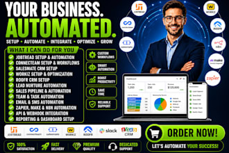 setup jobtread connecteam lead nuture salesmate workiz roofr workflow automation