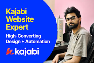 design kajabi website or landing page for coaches and course creators