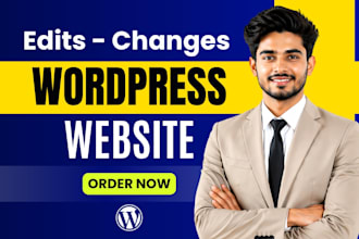 do wordpress changes, edits and customization