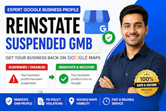 reinstate suspended google business profile and fix gmb suspension,gmb reinstate
