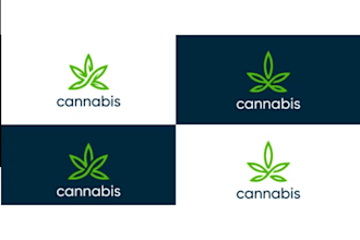 do minimalist cannabis logo design