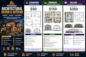 provide accurate architectural drafting and design and commercial project