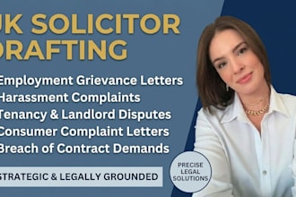 draft a professional UK employment grievance letter