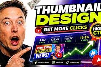 design youtube thumbnails and banners that boost clicks immediately