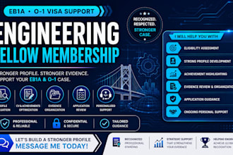 help you achieving fellow membership in engineering to support achievements