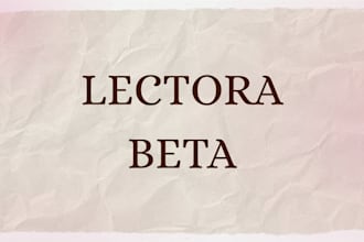 seré tu lectora beta