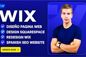diseno pagina web wix design squarespace redesign wix spanish seo website