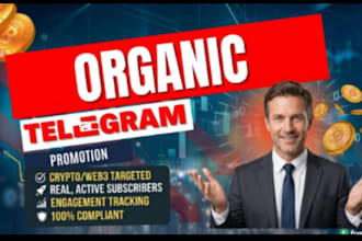 do telegram promotion and advertising to target 5m forex trading audience