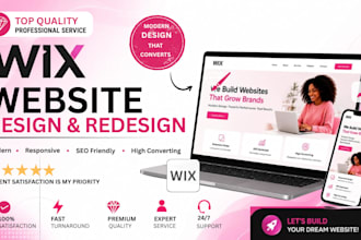 design redesign and clone wix websites