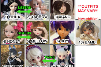 do lifestyle and comedy pieces of my dolls