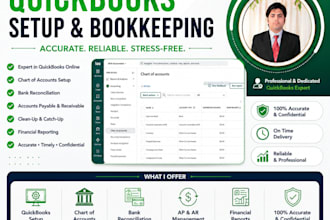 do quickbooks online bookkeeping, cleanup and bank reconciliation