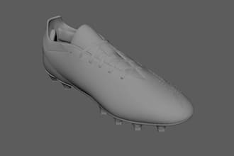 design custom football cleats, sports footwear and realistic 3d shoe concepts