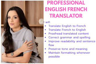 manually translate english to french or french to english