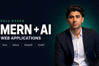 develop a full stack mern saas web application with ai integration