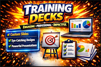 design clean, simple training decks your team can follow