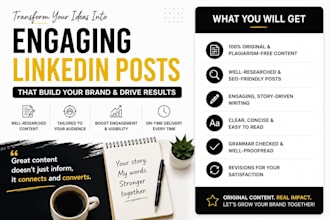 write engaging linkedin posts for founders and career coaches
