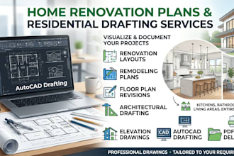 design house renovation plans remodeling floor plan residential drafting