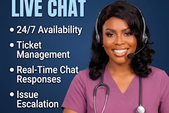 provide customer support and live chat assistance