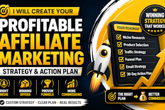 create a profitable affiliate marketing campaign strategy and action plan