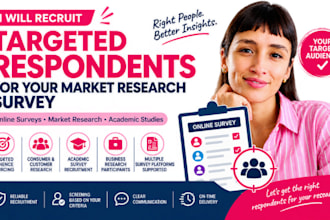 recruit targeted respondents for your market research survey