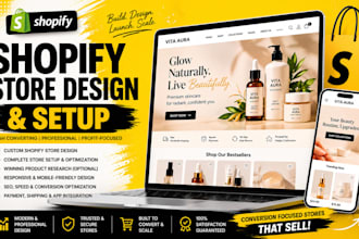 one product shopify store setup and design your one product shopify store expert