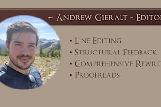 edit your fantasy or sci fi novel manuscript