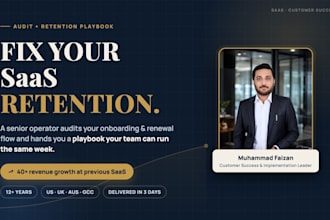 audit your saas customer success and build a retention playbook