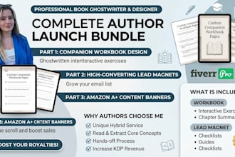 write and design a companion workbook or lead magnet for your book