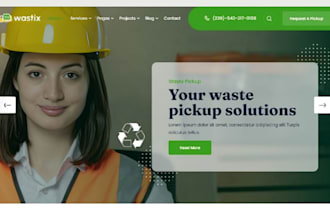 design squarespace medical waste disposal website biomedical waste infectious