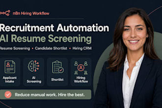 setup n8n ai recruitment resume screening HR hiring n8n workflow automation
